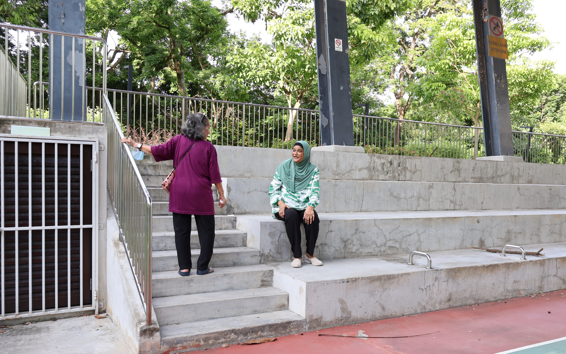 Simple Improvements like a Hand Railing Makes A Difference in Your Lives!