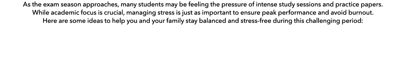 As the exam season approaches, many students may be feeling the pressure of intense study sessions and practice paper...