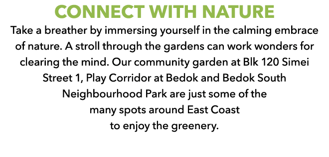 CONNECT WITH NATURE Take a breather by immersing yourself in the calming embrace of nature. A stroll through the gard...