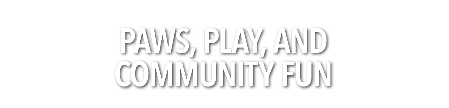 PAWS, PLAY, AND COMMUNITY FUN