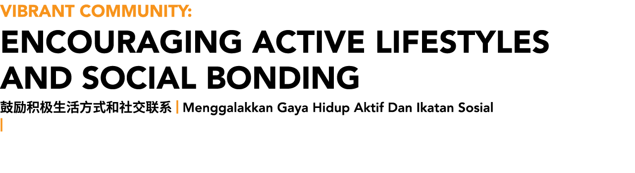 Vibrant Community: ENCOURAGING ACTIVE LIFESTYLES AND SOCIAL BONDING 鼓励积极生活方式和社交联系 | Menggalakkan Gaya Hidup Aktif Dan...